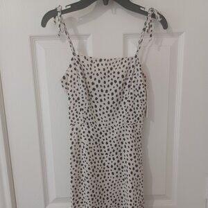Girls Sleeveless Animal Print Dress-LG